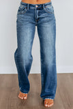 Mid-rise jeans