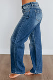 Mid-rise jeans
